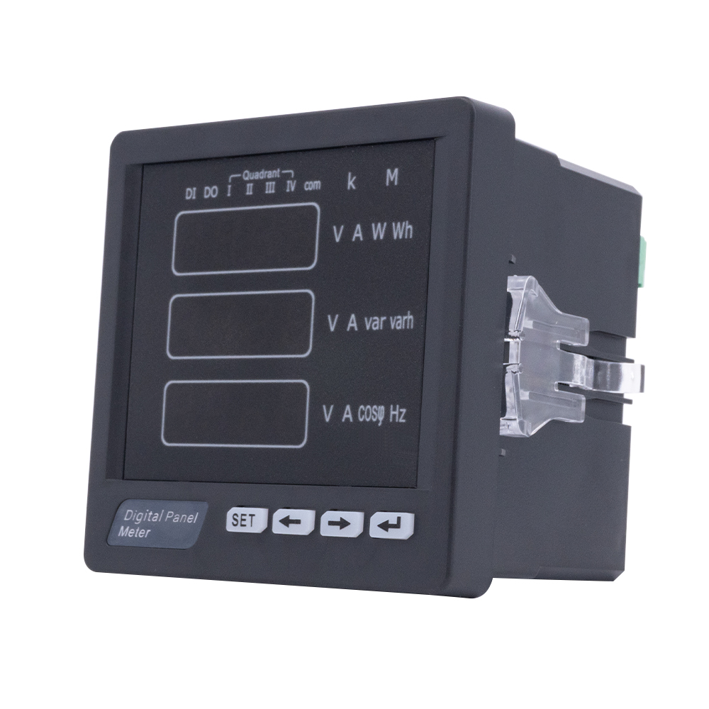 TS سلسلة ثلاث مراحل الرقمية متعددة متر الجهد الحالي متر 