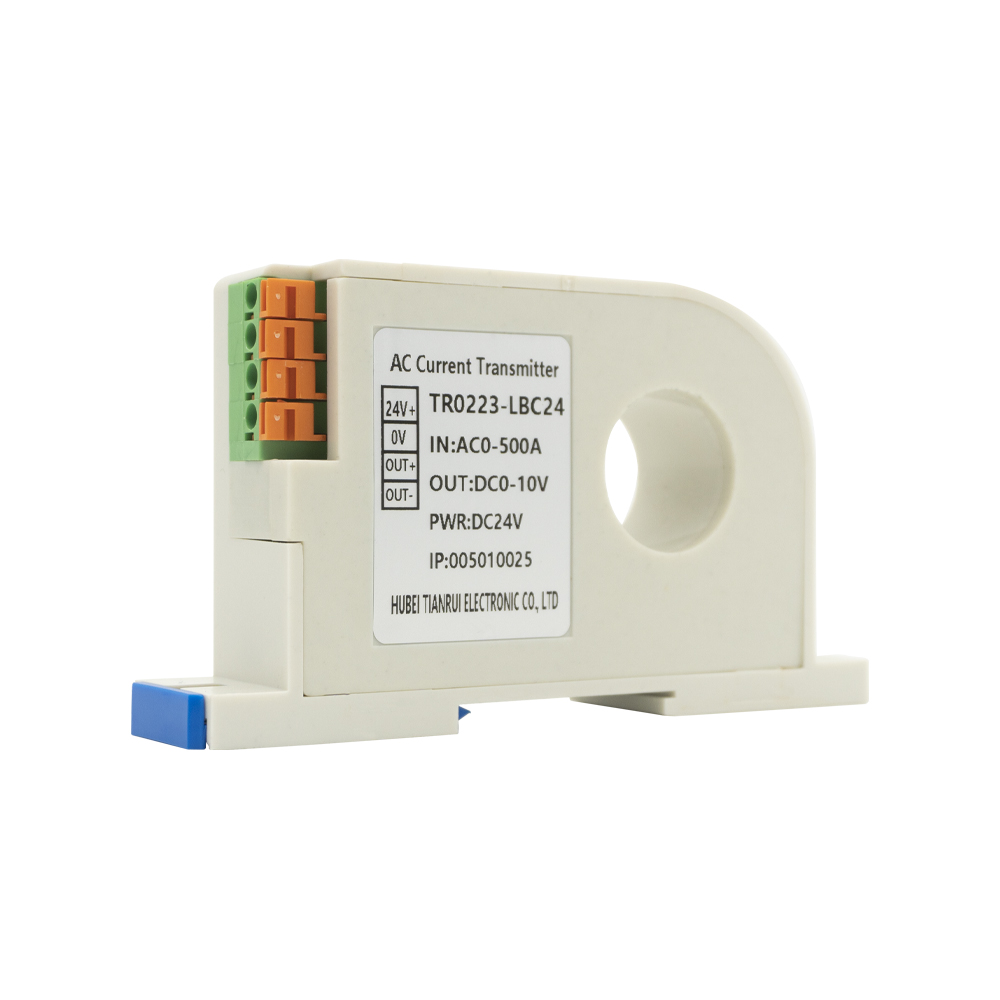 محول التيار TR0223-LBC24 الارسال الحالي مستشعر بظاهرة هول التيار المتناوب 0-15A/تيار مستمر 0-10 فولت