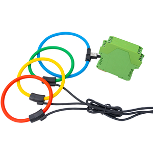 ملف Rogowski المرن من النوع المنفصل مع مُدمج 1A مثبت على السكك الحديدية 