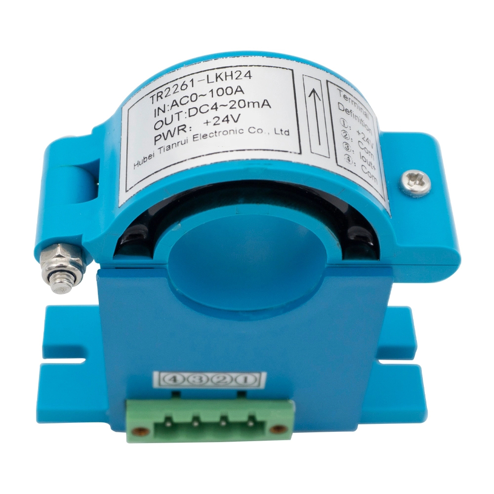 محول الطاقة الحالي TR2261-LKH24 ‌مستشعر تيار تأثير القاعة المفتوح AC 0~100A/DC 4~20mA