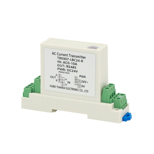 محول الطاقة محول التيار المتردد TR0307-LBC24-R إدخال الارسال الحالي التيار المتناوب 0-10A الناتج RS484 الاستشعار الحالي 