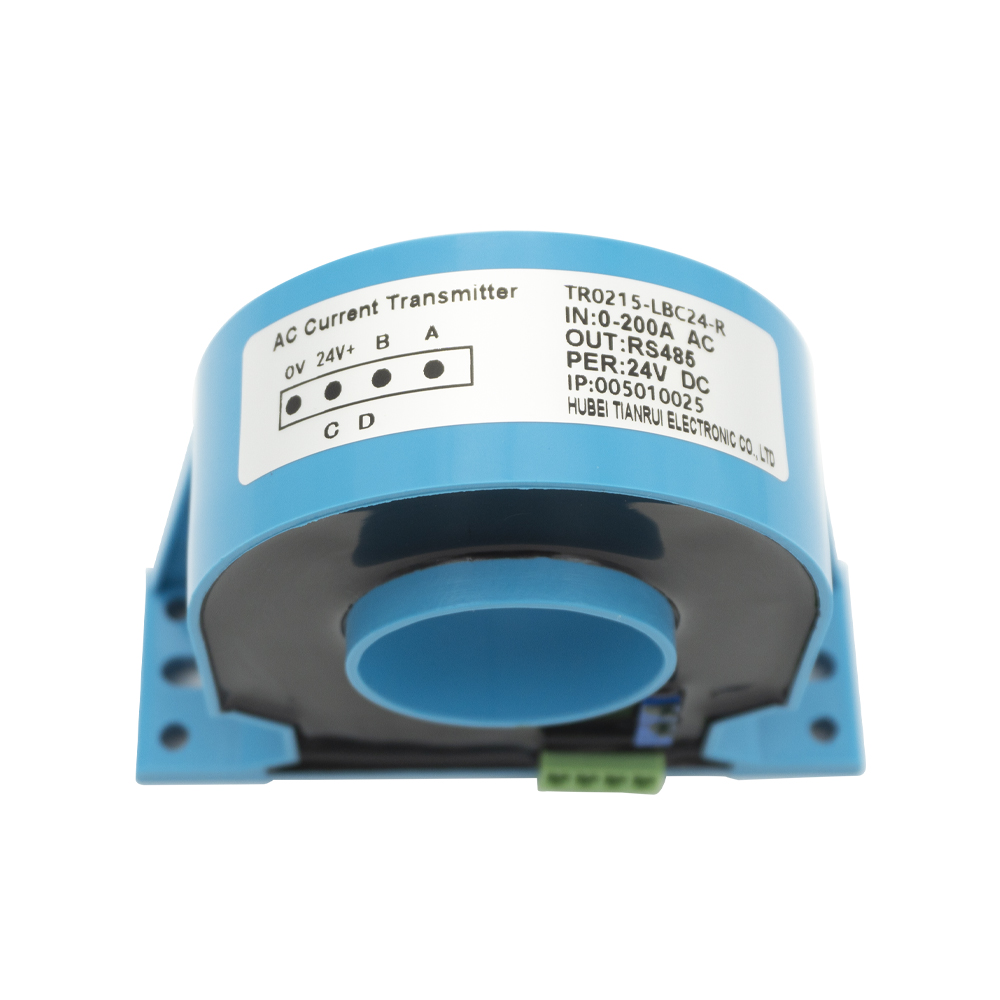 محول التيار المتردد TR0215-LBC24-R إدخال الارسال الحالي التيار المتناوب 0-200A إخراج RS485 أجهزة الاستشعار الحالية