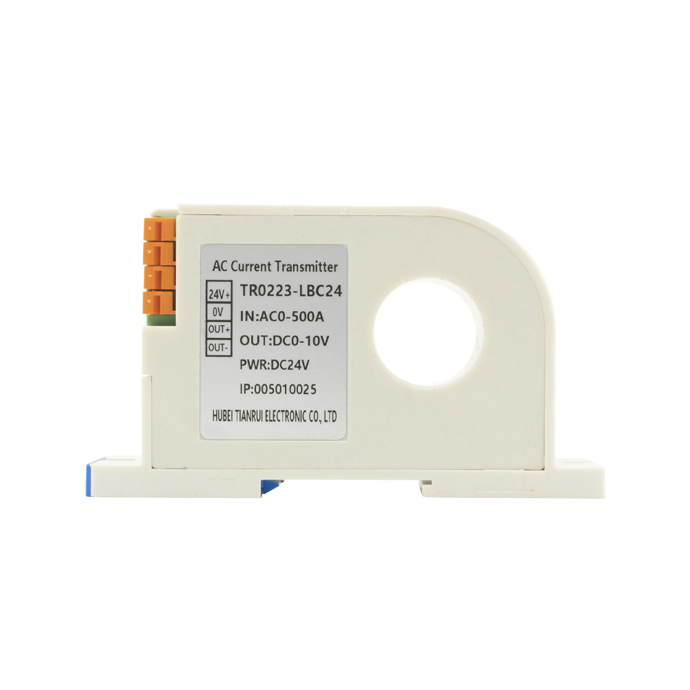 محول التيار المتردد من الشركة المصنعة مدخلات التيار المتردد 0 ~ 500A الإخراج 0 ~ 10 فولت جهاز الإرسال الحالي المخصص TR0223-LBC24 